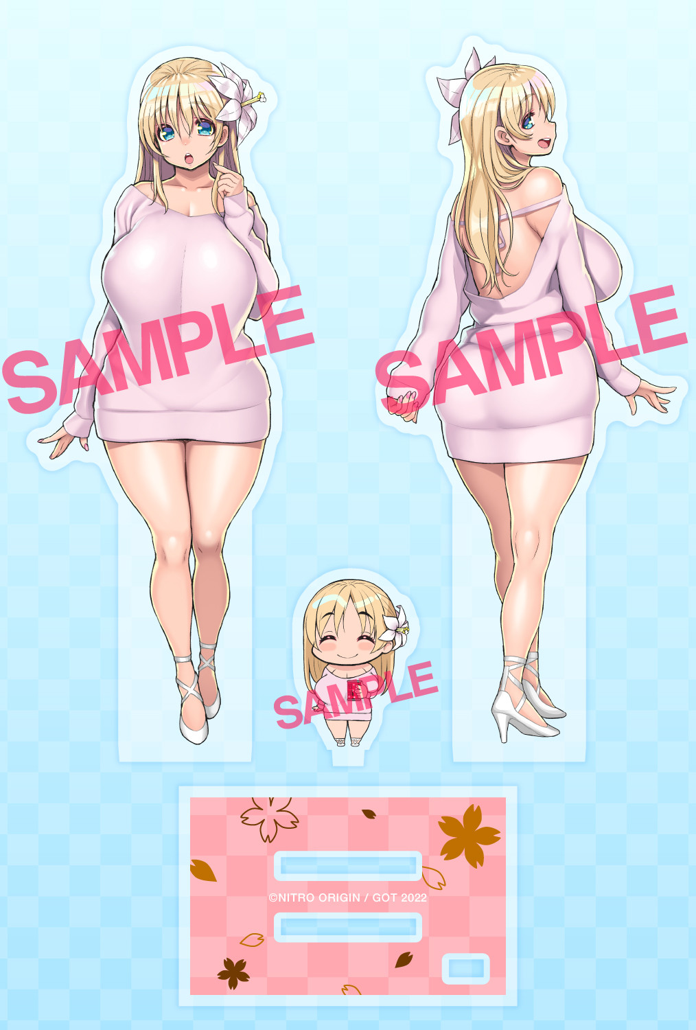 GOT Reversible Acrylic stand TNM Collection 009 谷間 月々美by 津路参汰 表紙