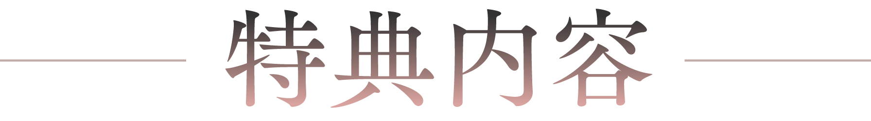 特典内容